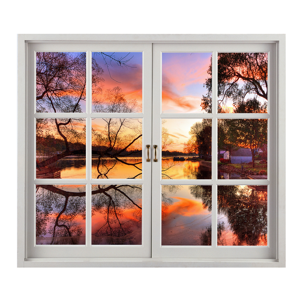 lake view through window Relax and enjoy!